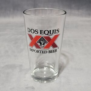 DOS EQUIS XX IMPORTED BEER GLASS